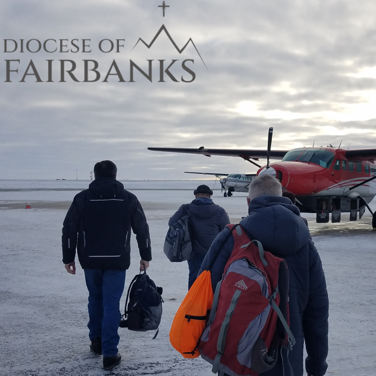 Fairbanks priest boarding bush plane